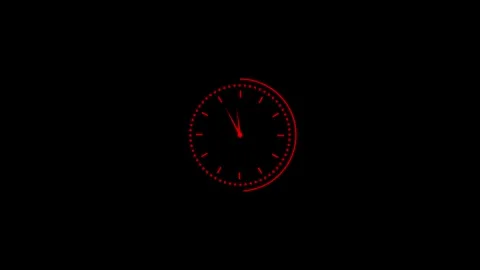 Lock with moving arrows. Clock time lapse , Clock Counting Down 24 Hour Day.. Stock Footage 310417148