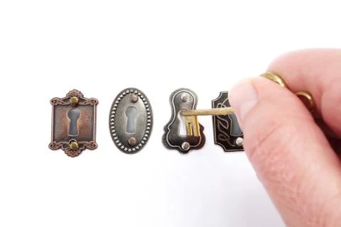 Lock open Stock Photos