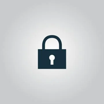 Lock pad icon Stock Illustration