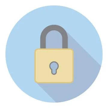 Lock Protection Symbol Stock Illustration