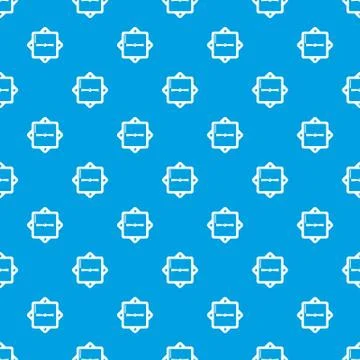 Lock retro pattern seamless blue イラスト素材