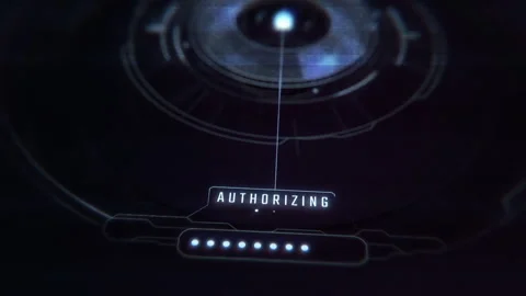 Lock security concept on holographic HUD and cyber futuristic background Stock Footage 153148569