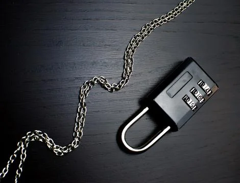 Lock shadow Stock Photos