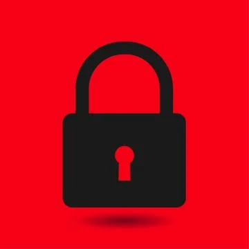 Lock sign symbol Stock Illustration