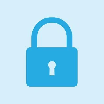 Lock sign symbol Stock Illustration
