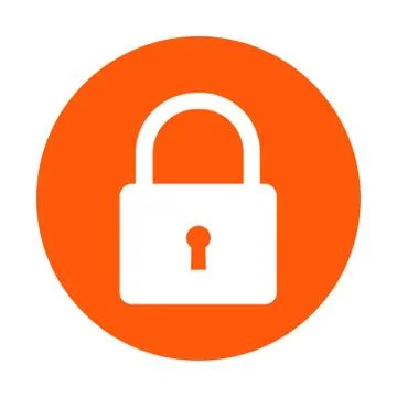 Lock sign symbol. Stock Illustration