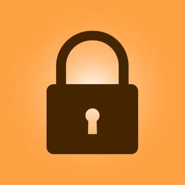 Lock sign symbol. Stock Illustration