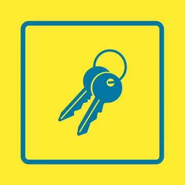 Lock sign symbol. Illustrazione stock