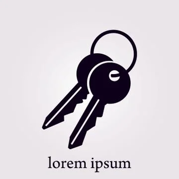 Lock sign symbol. Illustrazione stock