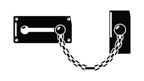 Lock snap icon animation Stock-Footage 156237576