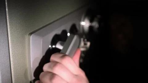 Lock of steel vault Видео 88008960