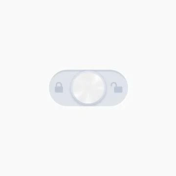 Lock switch vector design for web and apps Stock Illustration