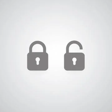 Lock symbol Stock Illustration