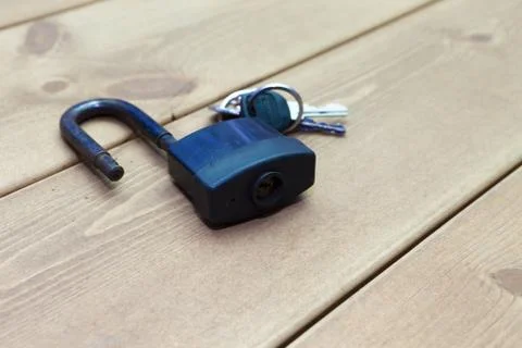 The lock on a table Stock Photos