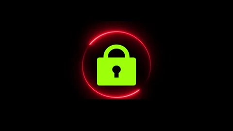 Lock to unlock, Animation video of a lock opening 4k video Stock Footage 310281682