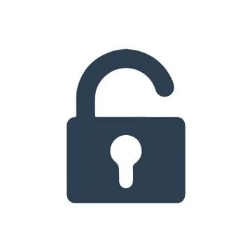 Lock unlock icon Stock Illustration