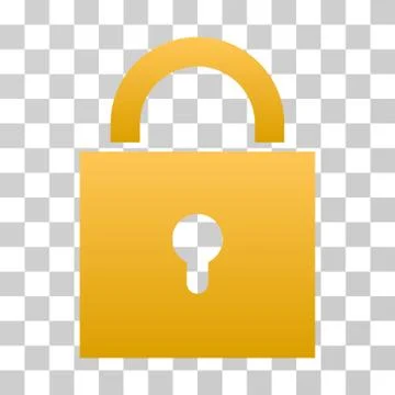 Lock Vector Gradient Icon Stockillustratie