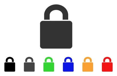 Lock Vector Icon Illustrazione stock