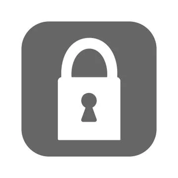 Lock. - Vector icon Stock Illustration