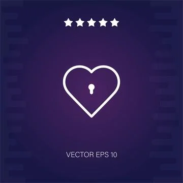 Lock vector icon Stock Illustration