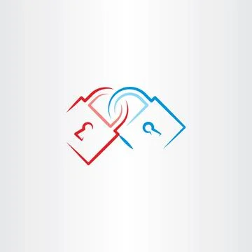 Lock vector illustration icon element Stock-Illustration