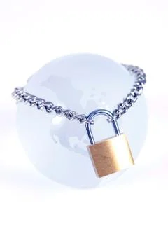 Lock up the world Stock Photos