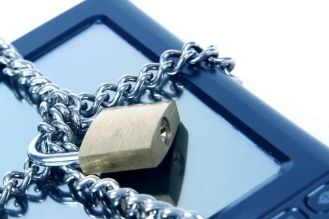 Lock up your information Stock Photos