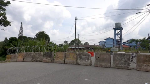 Lockdown Area. Video stock 158155815