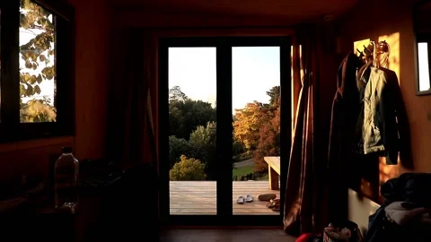 Lockdown Doors Opening Stock Footage 146046650