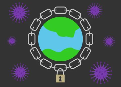 Lockdown Stock Illustration