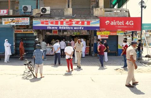 Lockdown india Stock Photos