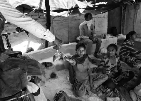 Lockdown india Stock Photos