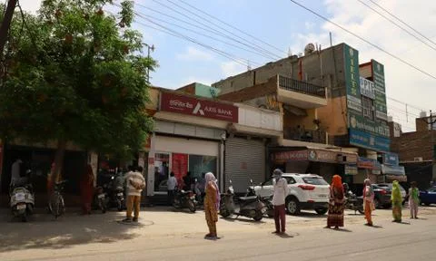 Lockdown india Stock Photos