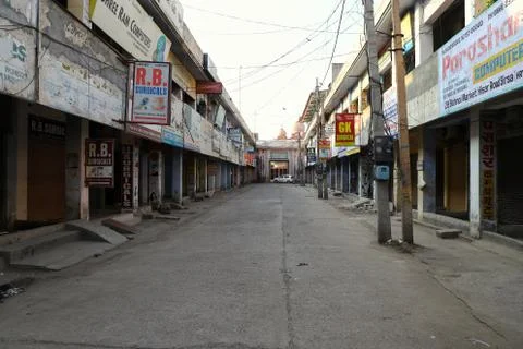 Lockdown india Stock Photos