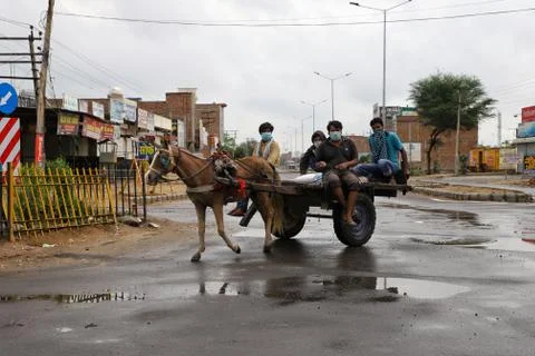 Lockdown india Stock Photos