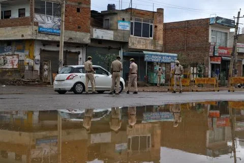 Lockdown india Stock Photos