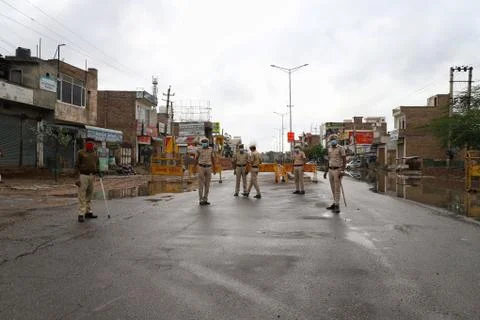 Lockdown india Stock Photos