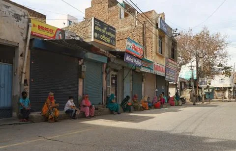 Lockdown india Stock Photos