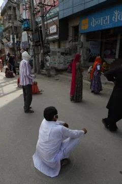 Lockdown india Stock Photos