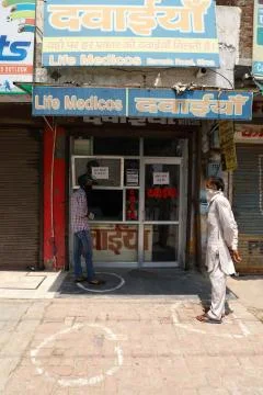 Lockdown india Stock Photos