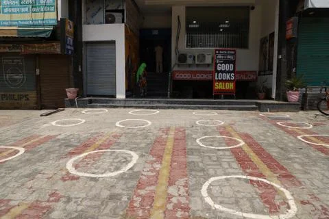 Lockdown india Stock Photos