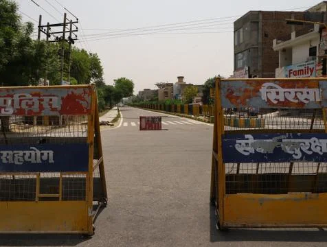 Lockdown india Stock Photos