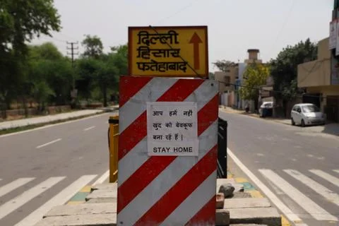 Lockdown india Stock Photos