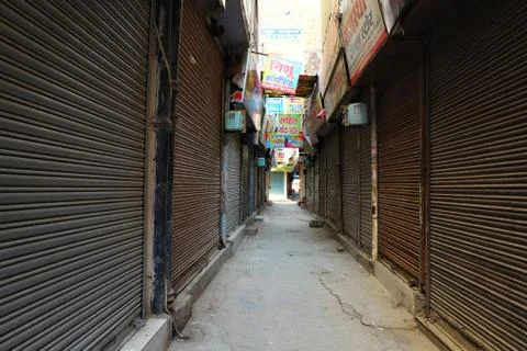 Lockdown india Stock Photos