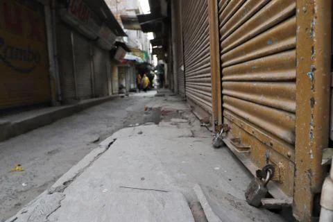 Lockdown india Stock Photos