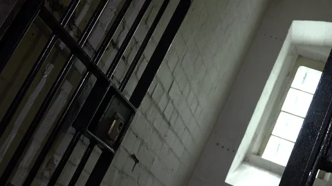 LOCKDOWN JAILSHUTS WIDE Stock Footage 129008846