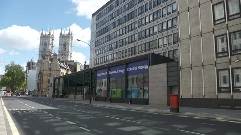 Lockdown London Stock Footage 129692905