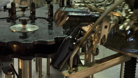 Lockdown, Medium Shot, 20 Seconds Or Greater, Industry, Bottle, Indoors, Day, Stock Footage 94028999
