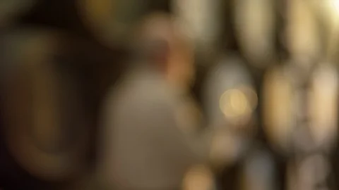 Lockdown, Medium Shot, Rack Focus, 20 Seconds Or Greater, Drinking, Wine Glass, Stock-Footage 94021923