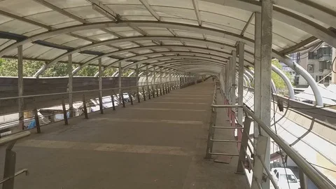 Lockdown at Mumbai City Stock Footage 129819870